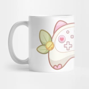 Cute Cozy Pink Gaming Console Cat Ears Controller Mug